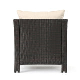 1-Piece Outdoor Wicker Single Seater Sofa