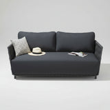 4-Piece Outdoor Rope Sofa Set (Grey)