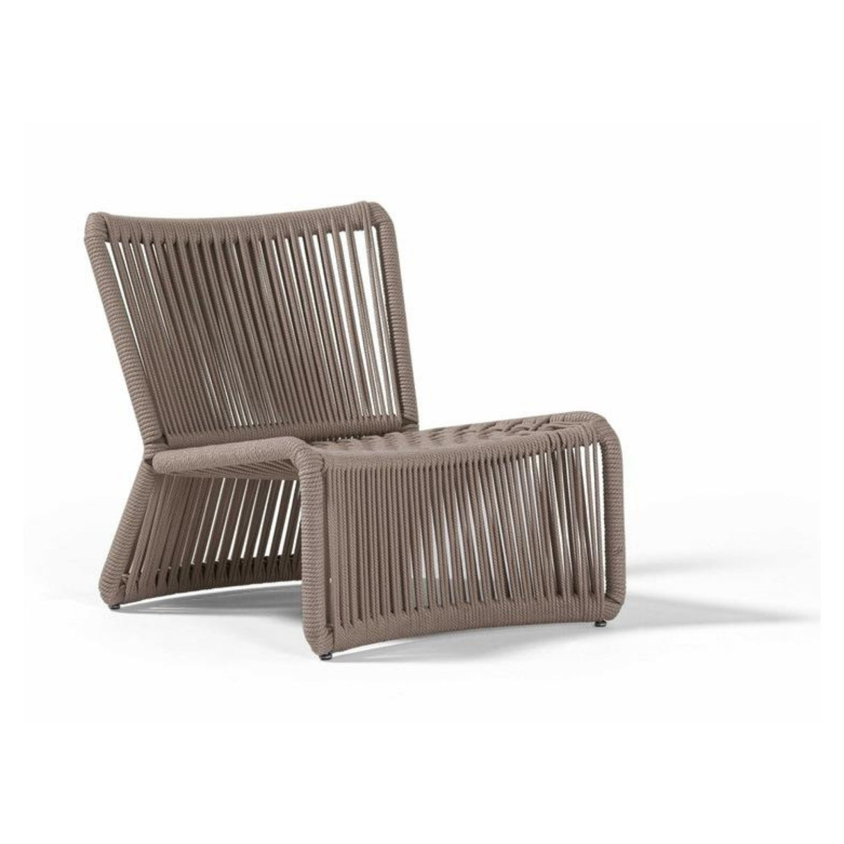 3-Piece Outdoor Beige Rope Patio Set