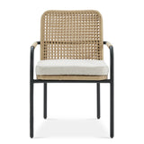 2-Piece Outdoor Rattan Wicker Patio Chairs