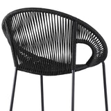 2-Piece Outdoor Rope Bar Chairs – Stylish Comfort Built to Last