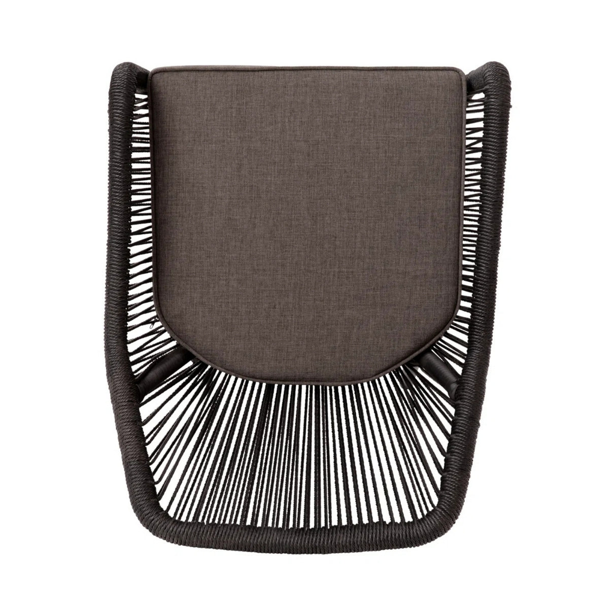 2-Piece Outdoor Rope Patio Dining Chairs