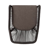2-Piece Outdoor Rope Patio Dining Chairs