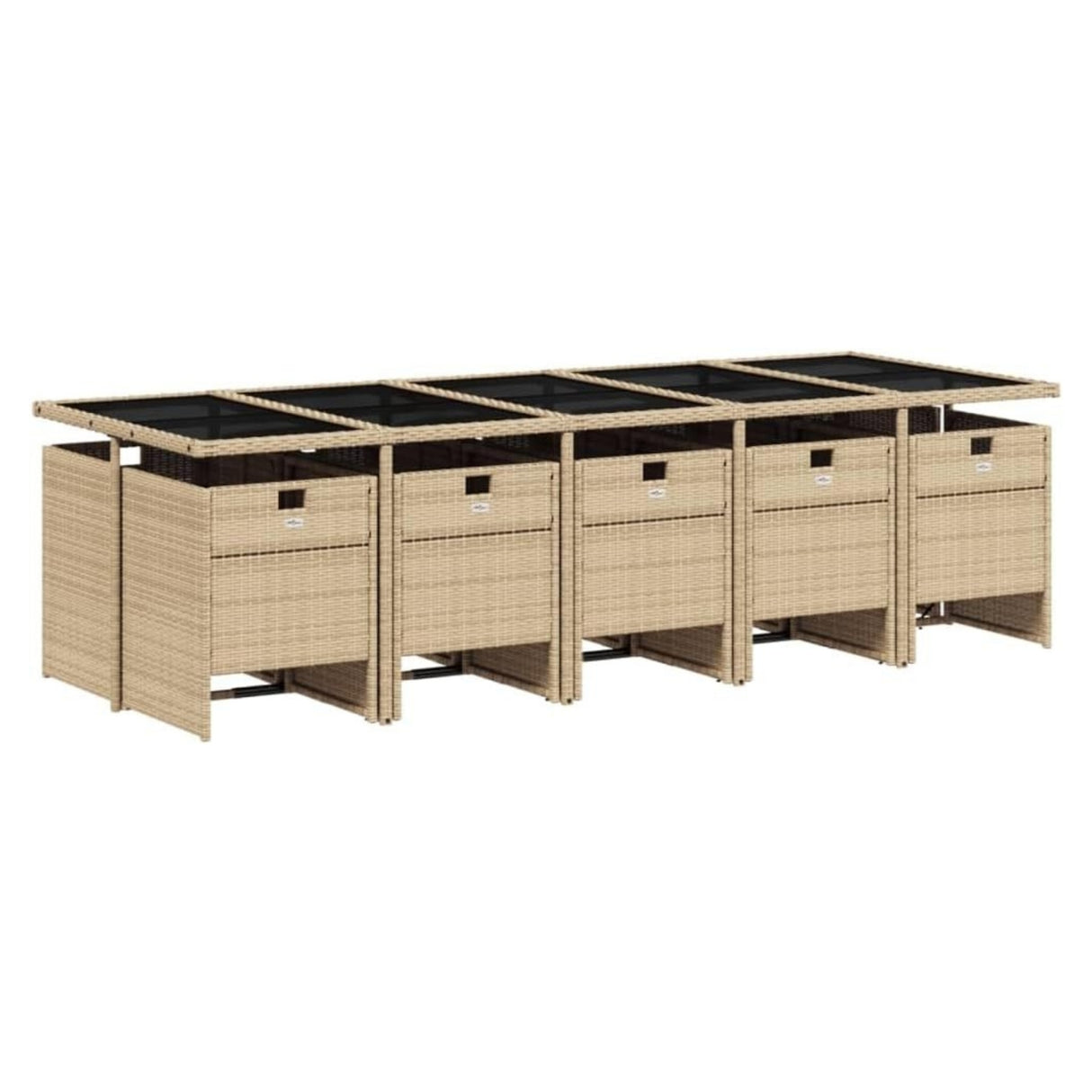 All Weather Wicker Patio Dinning Table Set