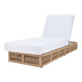 Outdoor All-Weather Rope Lounger with Cushions