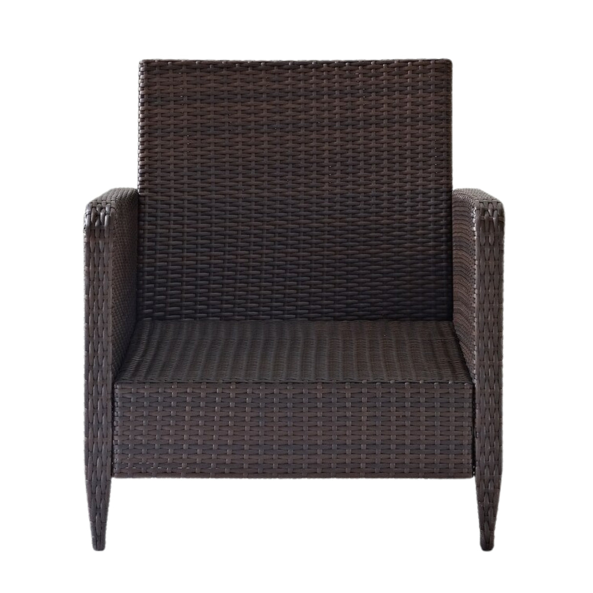 1-Piece Outdoor Wicker Single Seater Sofa