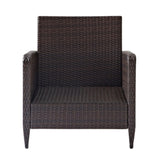 1-Piece Outdoor Wicker Single Seater Sofa
