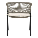 4-Piece Outdoor Rope Patio Dining Chairs