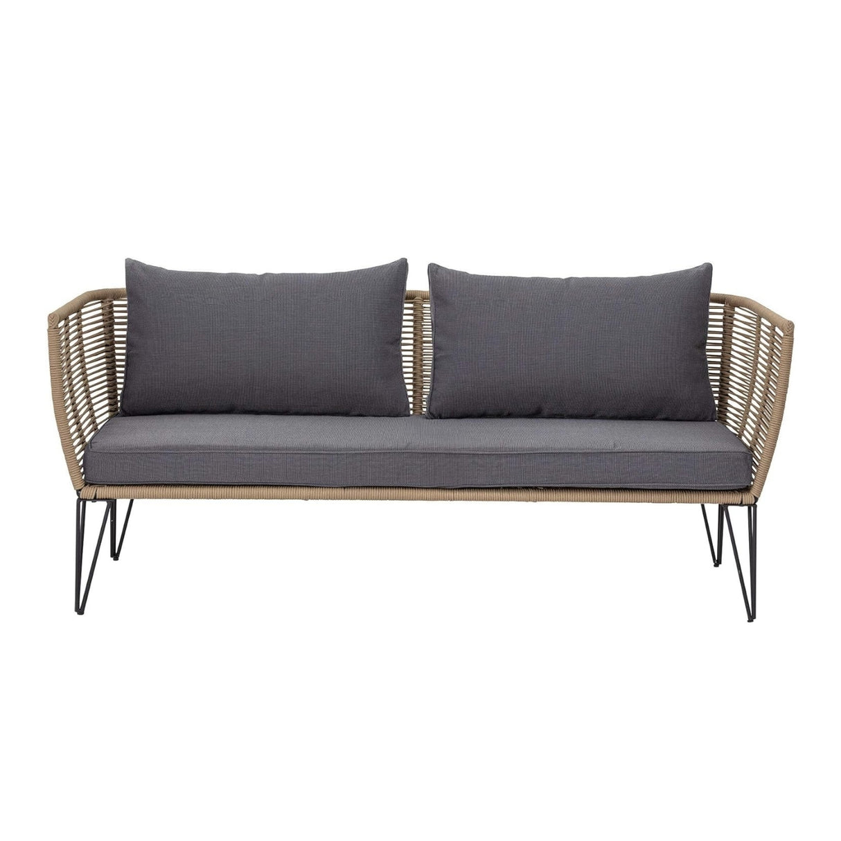 1-Piece Outdoor Rope Loveseat Sofa