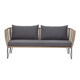 1-Piece Outdoor Rope Loveseat Sofa