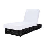 Outdoor All-Weather Rope Lounger with Cushions