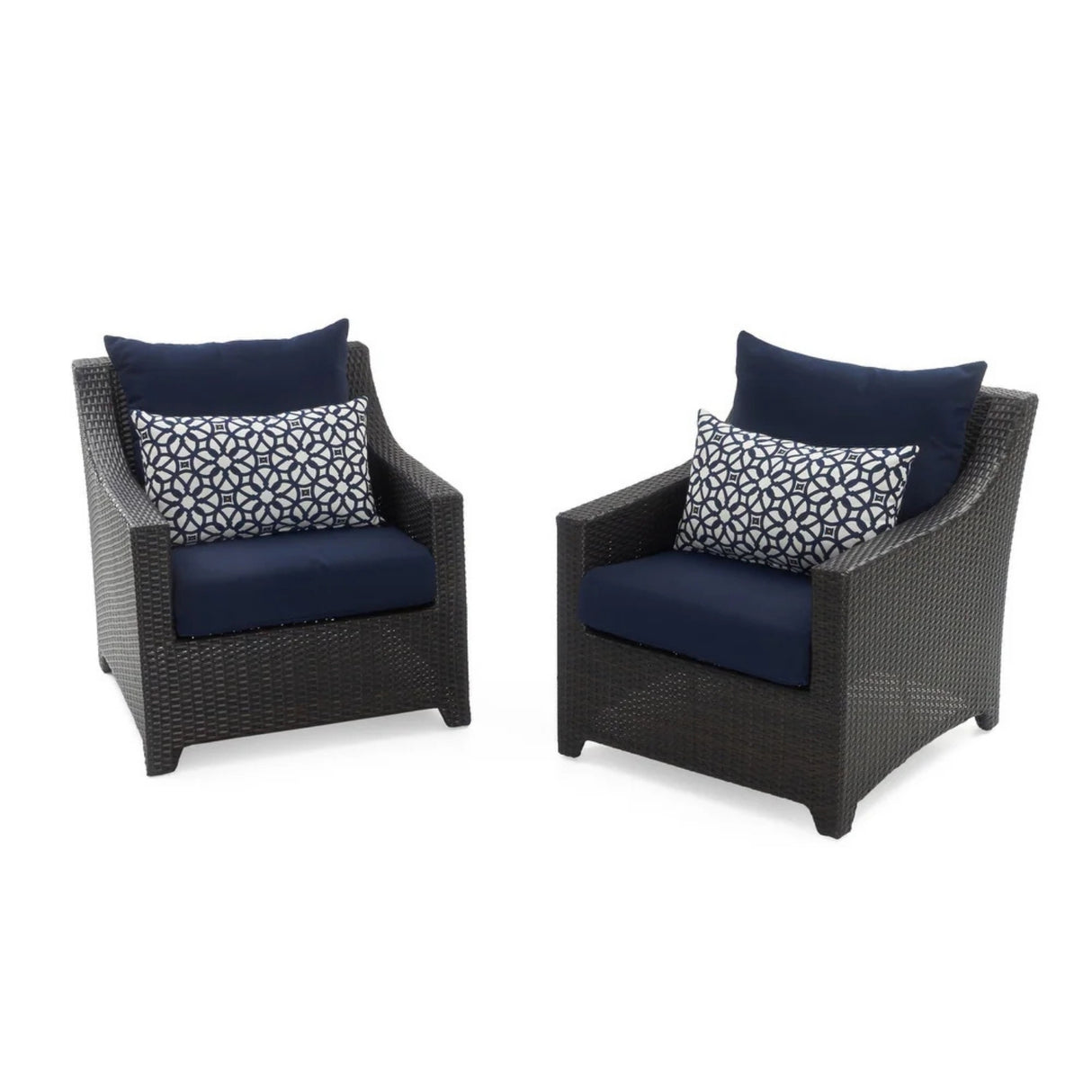 All Weather Outdoor Wicker Garden L-Shape Sectional Conversation Set