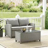 4 Pieces Patio Furniture Set, Outdoor Sectional Sofa