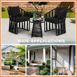 Outdoor Rope 3-Piece Patio Set
