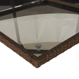 Outdoor Rattan Wicker Dinning Set 9-Piece