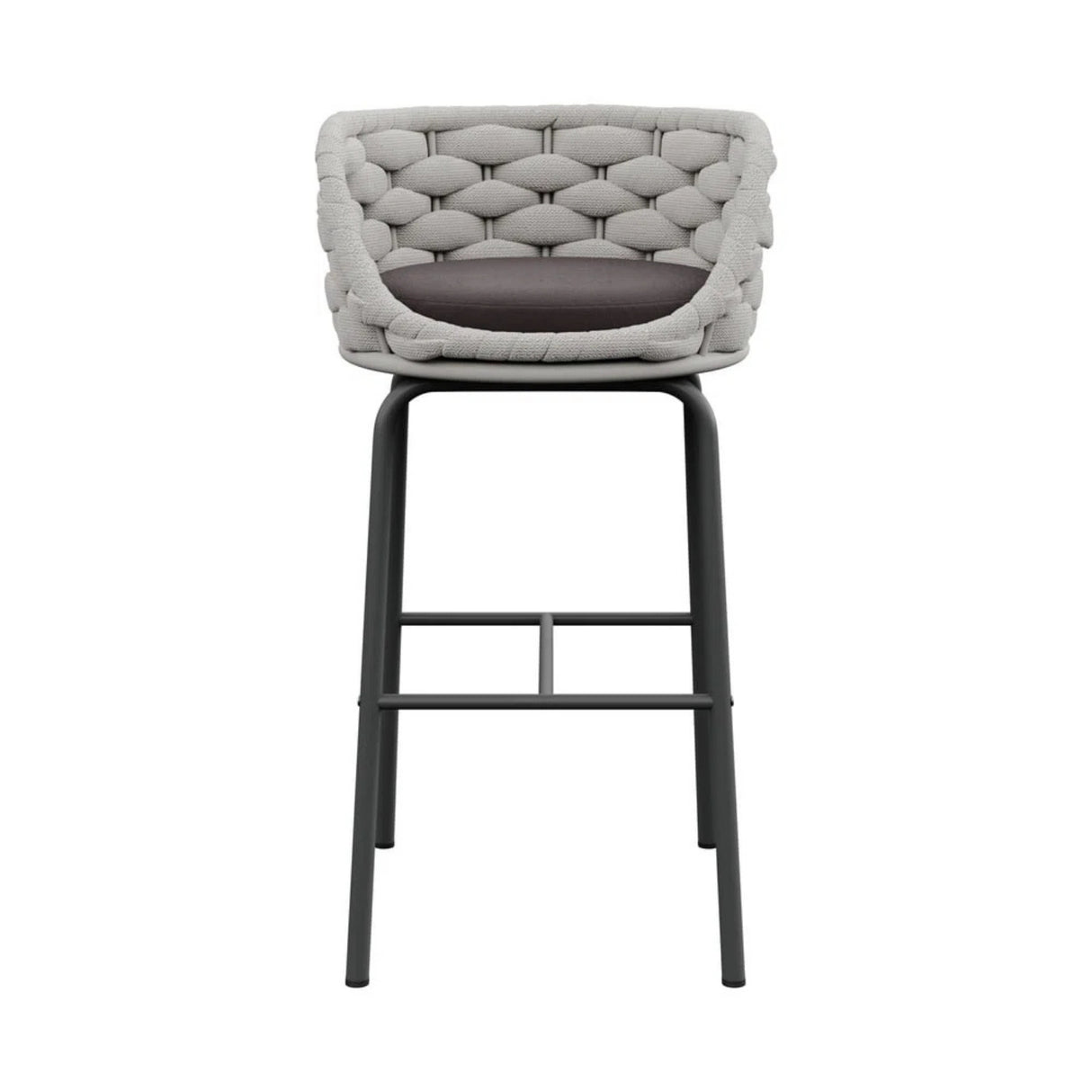 2-Piece Outdoor Rope Bar Chairs – Stylish Comfort Built to Last