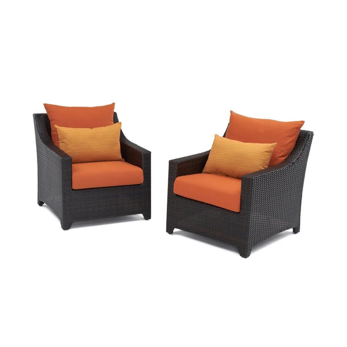 All Weather Outdoor Wicker Garden L-Shape Sectional Conversation Set