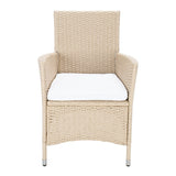 9-Piece Outdoor Rattan Wicker Dinning Table Set