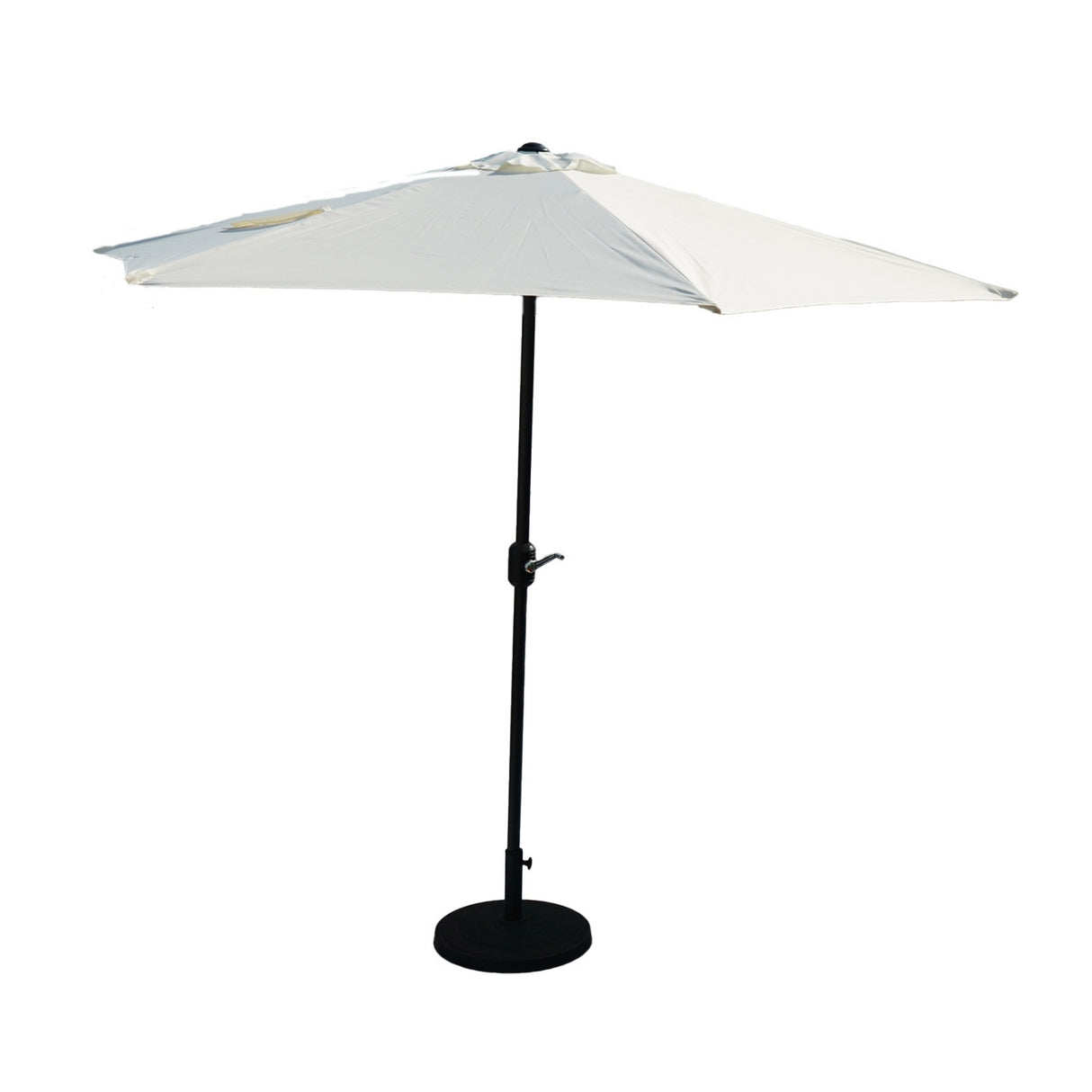 9ft White Color Outdoor Patio Umbrella with Centre Pole