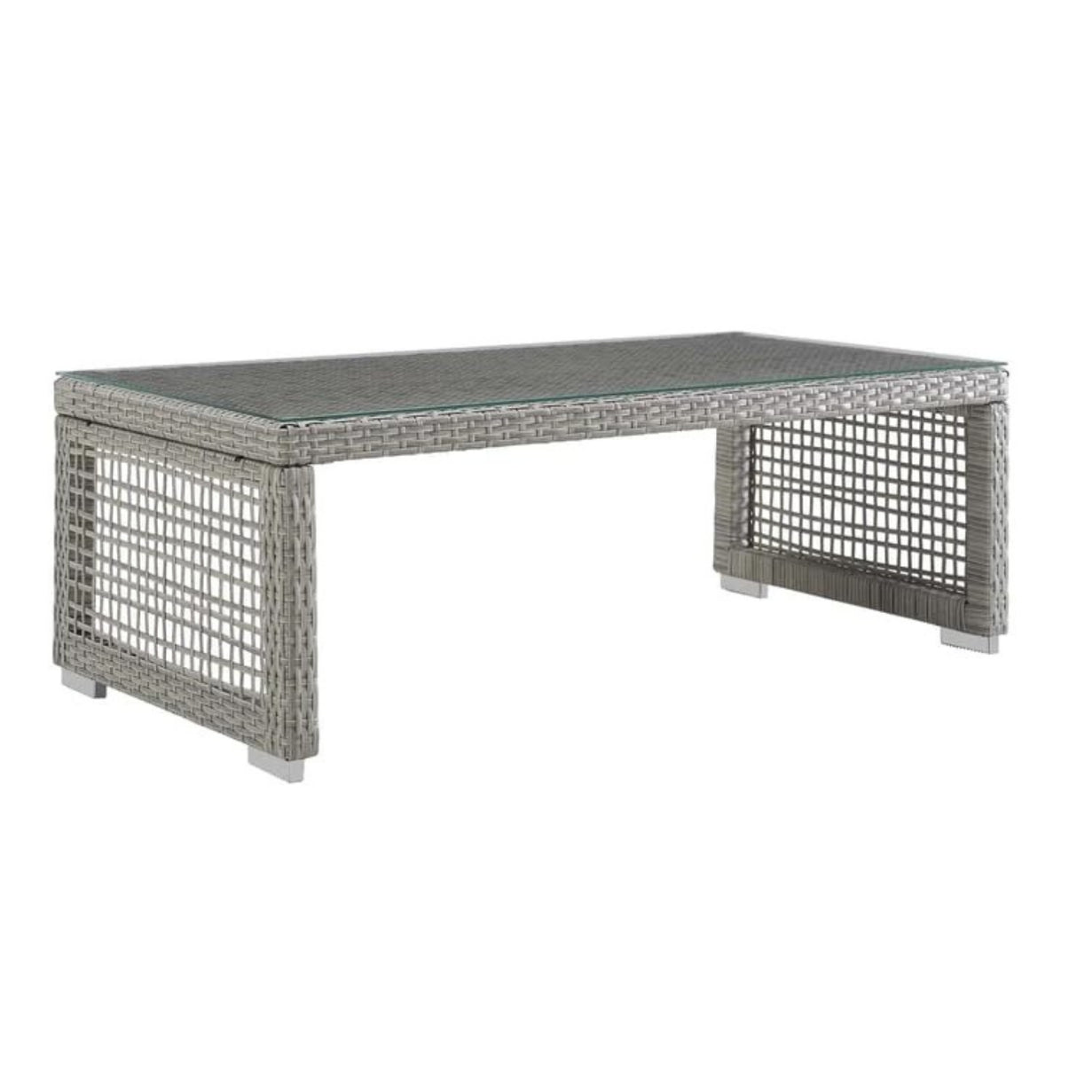 Outdoor Wicker Woven 6 Pieces Sectional Patio Furniture Set