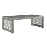 Outdoor Wicker Woven 6 Pieces Sectional Patio Furniture Set