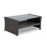 Outdoor All-Weather Wicker 6-Piece Sofa Set