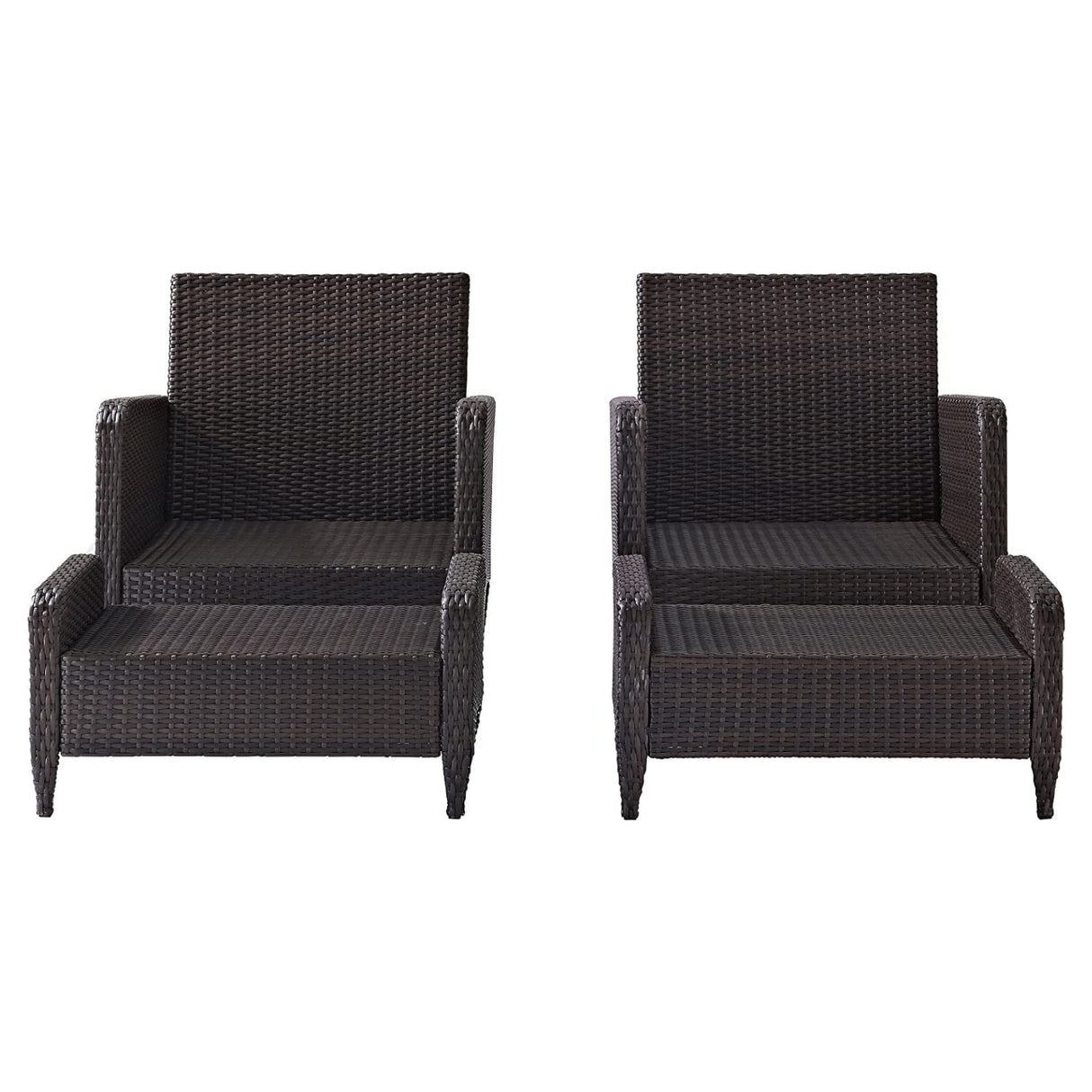 Outdoor 4 Piece Patio Wicker Furniture Set