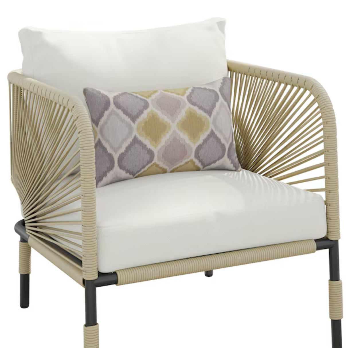 3 Piece Garden Outdoor Rope Patio Set