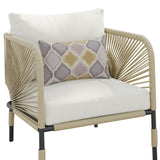 3 Piece Garden Outdoor Rope Patio Set