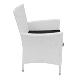 9-Piece Outdoor Rattan Wicker Dinning Table Set