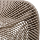 2-Piece Outdoor Rope Patio Chairs