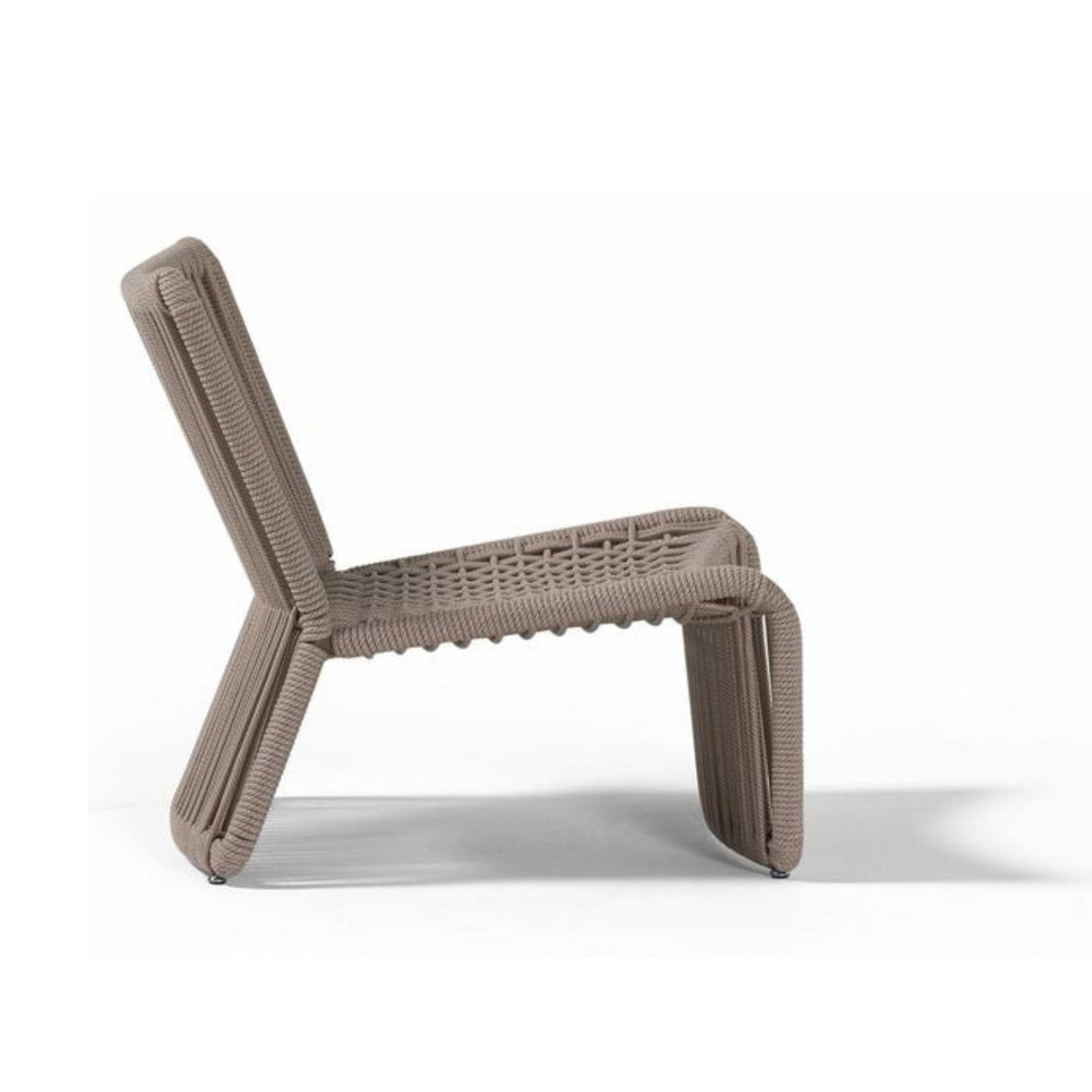 3-Piece Outdoor Beige Rope Patio Set