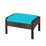 Outdoor Wicker 5-Piece Patio Sofa Set