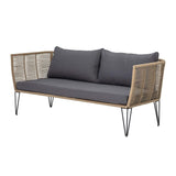 1-Piece Outdoor Rope Loveseat Sofa