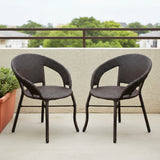 5-Piece Outdoor Rattan Wicker Patio Bistro Set