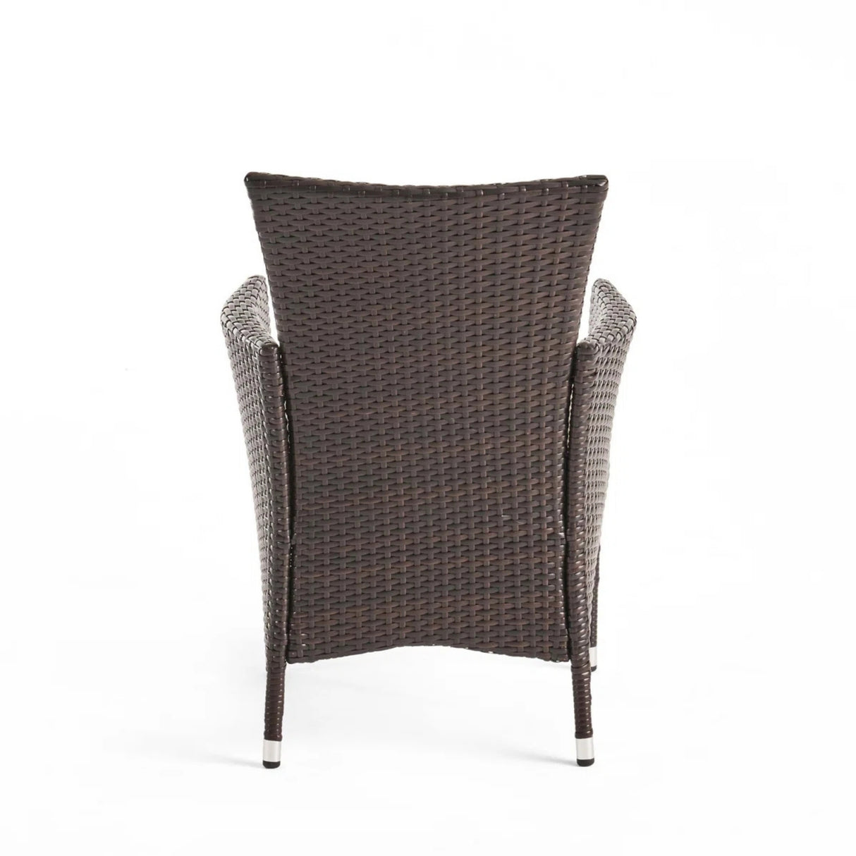 2-Piece Outdoor Rattan Wicker Patio Dining Chairs