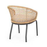 3 Piece Garden Outdoor Rope Patio Set