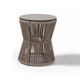 3-Piece Outdoor Beige Rope Patio Set