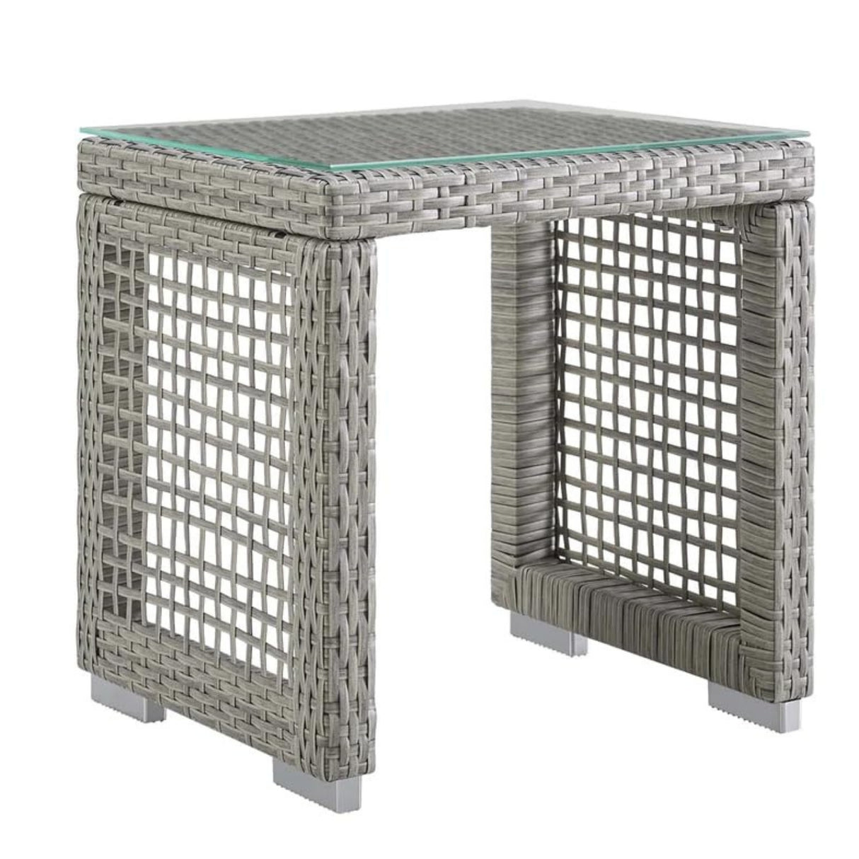 Outdoor Wicker Woven 6 Pieces Sectional Patio Furniture Set