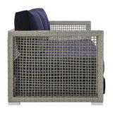 Outdoor Wicker Woven 6 Pieces Sectional Patio Furniture Set