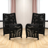 2-Piece Outdoor Rope Patio Chairs