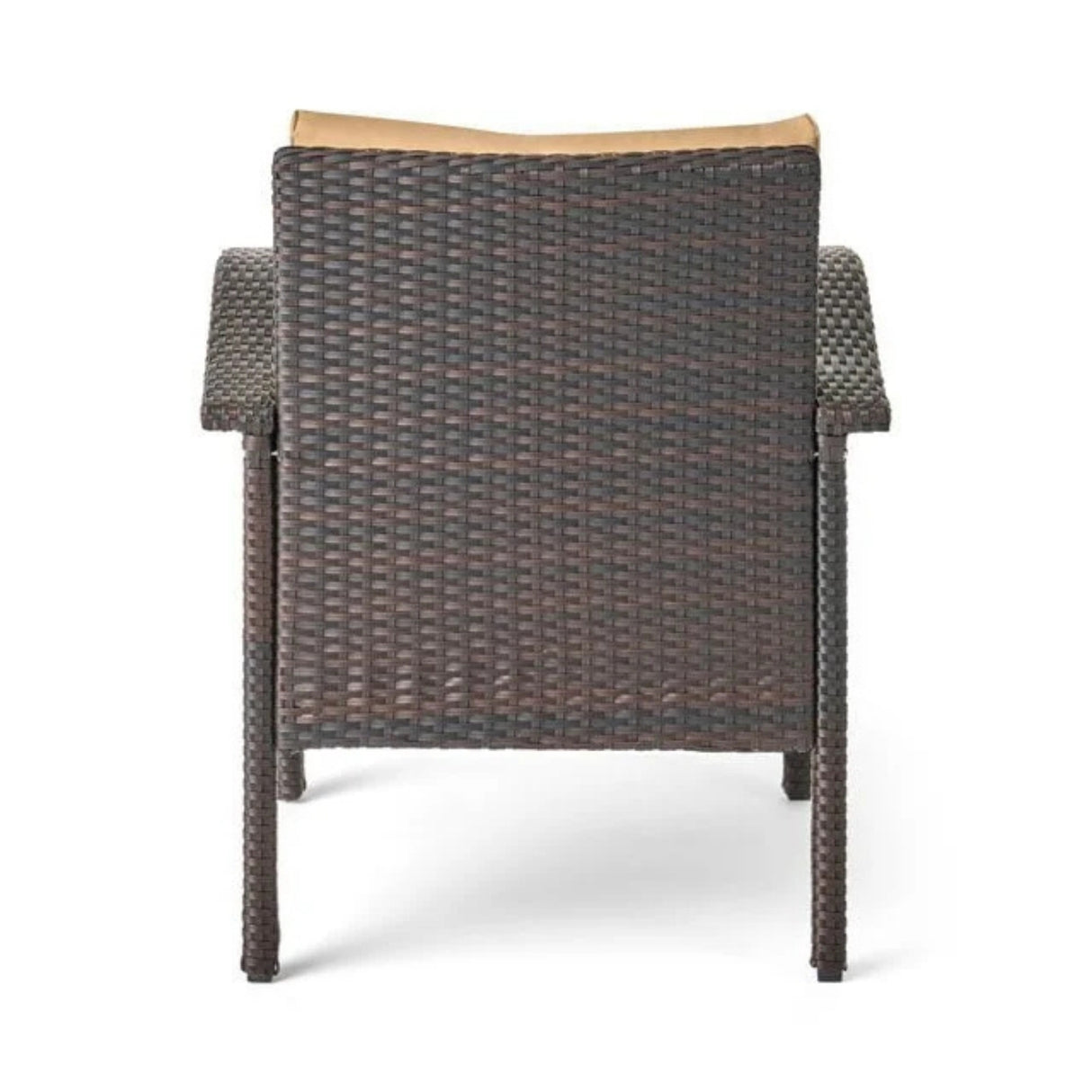 Dark Brown 8 Seater Outdoor Wicker Conversation Set