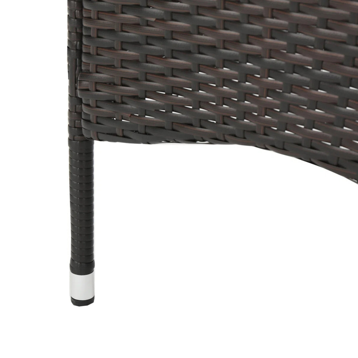 2-Piece Outdoor Rattan Wicker Patio Dining Chairs