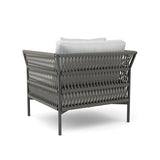 Outdoor Rope 7-Seater Sofa Set With Glass Top Table