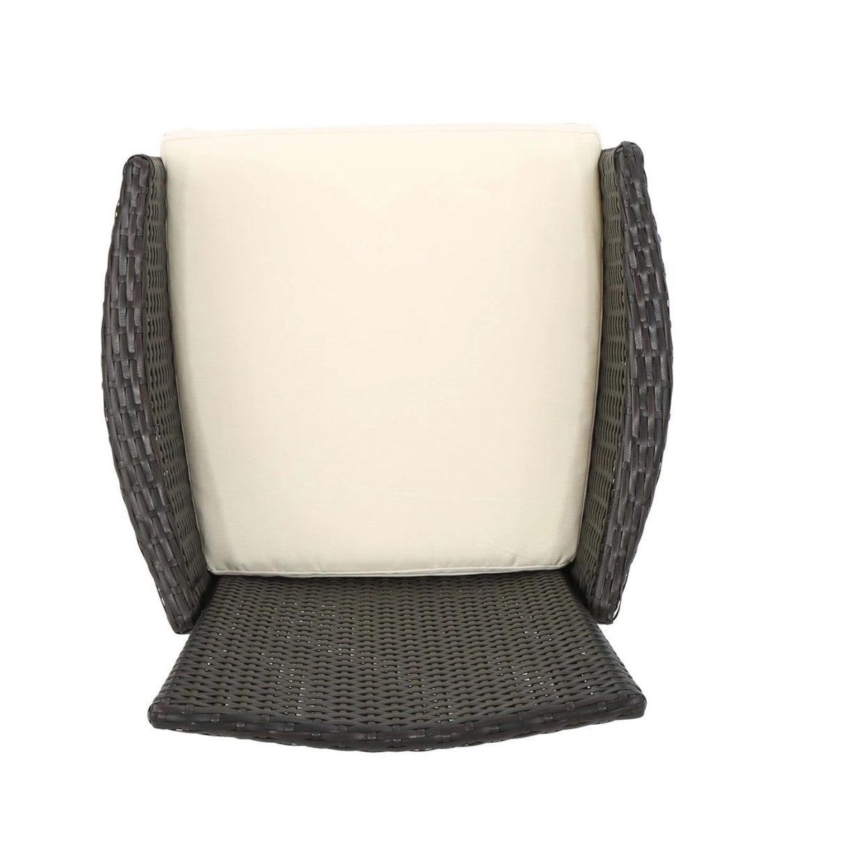 2-Piece Outdoor Rattan Wicker Patio Dining Chairs