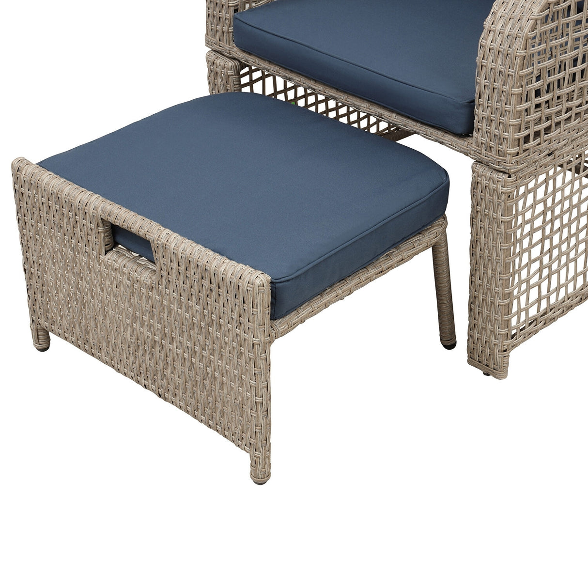 Outdoor Rattan Wicker 5 Piece Patio Sofa Set