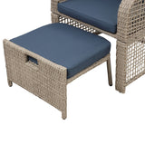 Outdoor Rattan Wicker 5 Piece Patio Sofa Set
