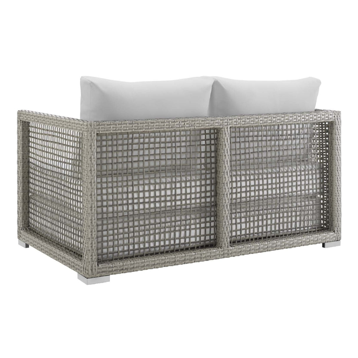 Outdoor Wicker Woven 6 Pieces Sectional Patio Furniture Set