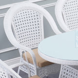 Outdoor All-Weather Resistant Rattan Wicker 7-Piece Dining Set