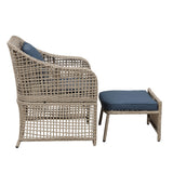 Outdoor Rattan Wicker 5 Piece Patio Sofa Set